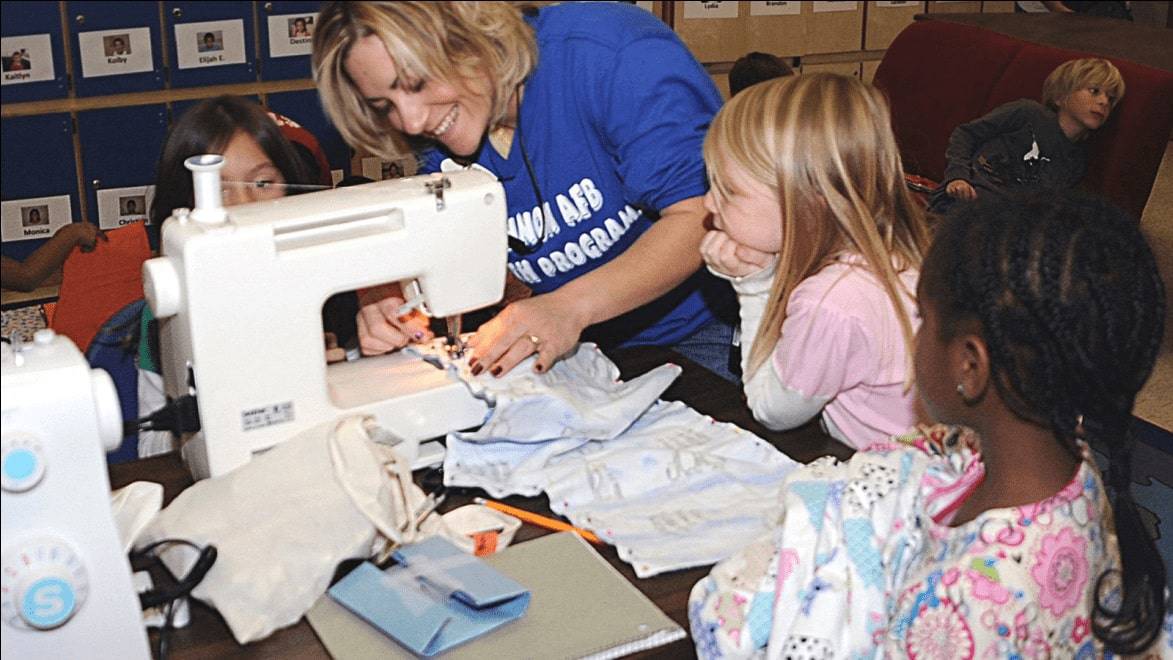 Kids Learn Sewing