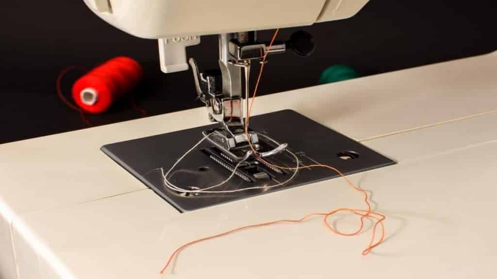sewing machine and thread