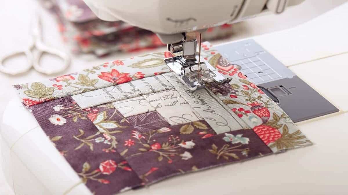Quilting on a sewing machine